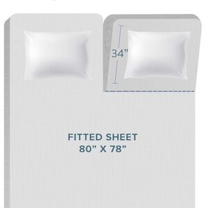 Bare‎ Split Top King Sheet Set